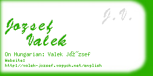 jozsef valek business card